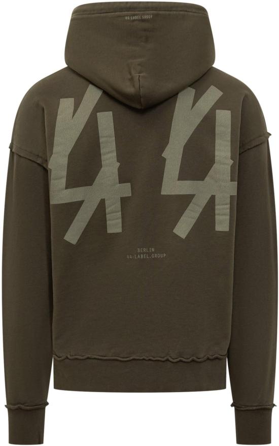 25FW 44레이블 후드 티셔츠 B0030612FA679P678 DONKERGREEN - 44 LABEL