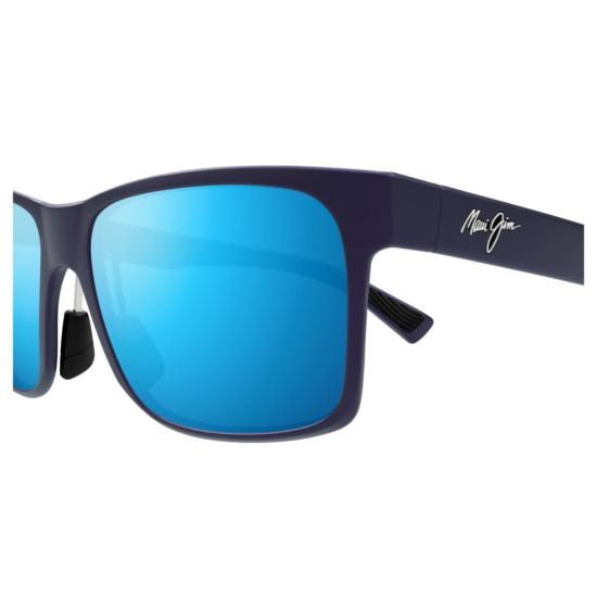 25FW 마우이짐 선글라스 후필리 무광 마감 직사각형 프레임  (반사 블루 렌즈) - MAUI JIM