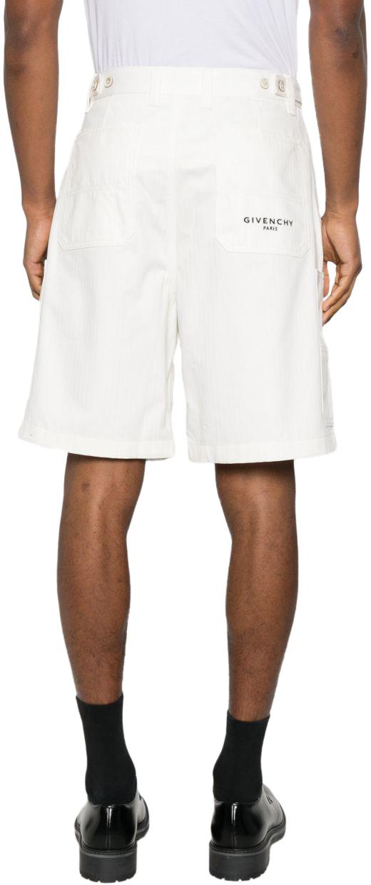 26SS 지방시 숏팬츠 BM51PK5171100 WHITE - GIVENCHY