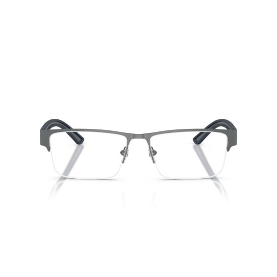 26SS 엠포리오 아르마니 안경 0Ea1182 무광 마감의 반무테 직사각형 안경 - EMPORIO ARMANI