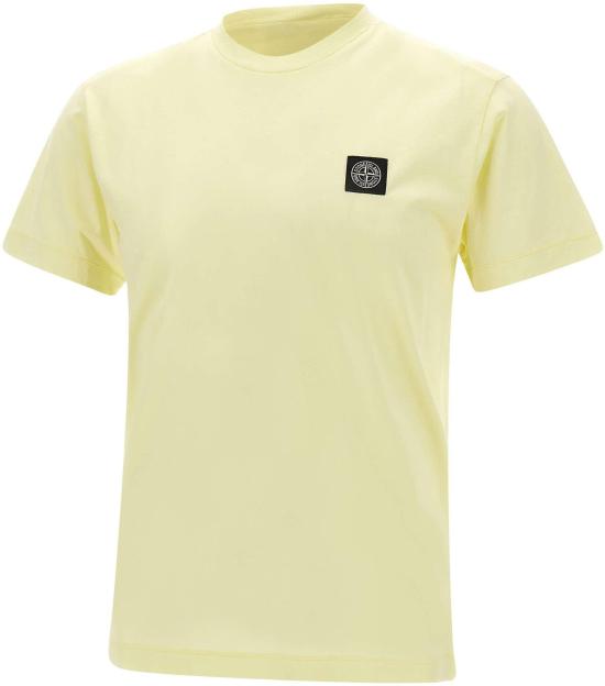 26SS 스톤 아일랜드 반팔 티셔츠 2100027S0013V003C YELLOW
