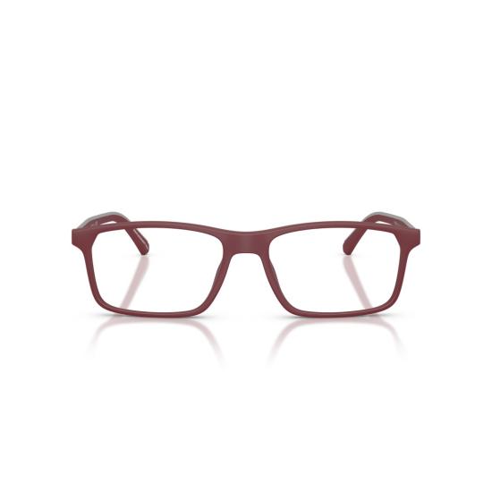 26SS 엠포리오 아르마니 안경 0Ea3266u 직사각형 딥 버건디 무광 안경 - EMPORIO ARMANI
