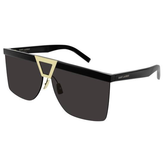 25FW 생로랑 선글라스 SL 537 팰리스 오버사이즈 쉴드 - SAINT LAURENT