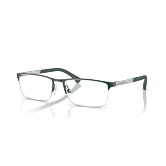 26SS 엠포리오 아르마니 선글라스 0Ea1041 직사각형 반무테 금속  (텍스처 처리된 템플 포함)