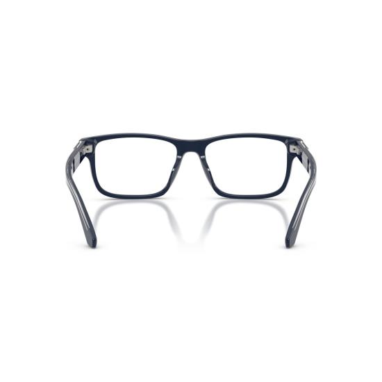 26SS 엠포리오 아르마니 선글라스 0Ea3265u 금속 장식이 있는 직사각형 아세테이트 안경테 - EMPORIO ARMANI