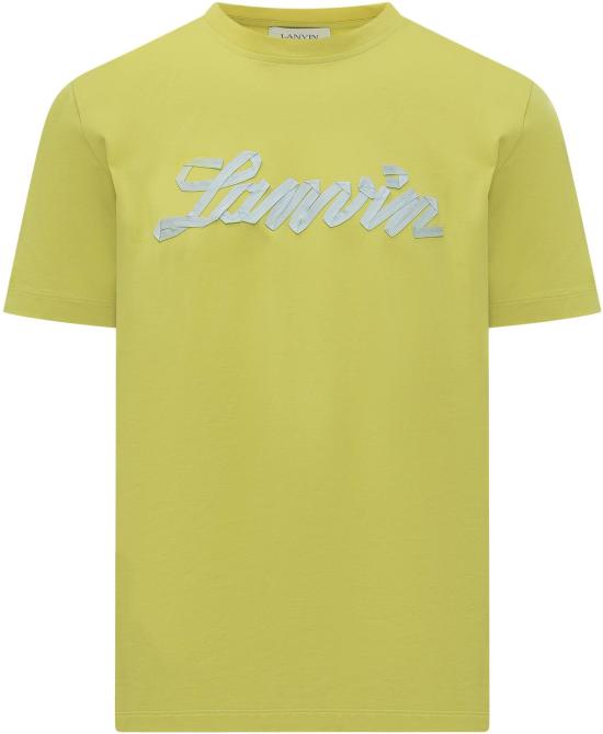 26SS 랑방 반팔 티셔츠 RMTS0012J308P26882 YELLOW