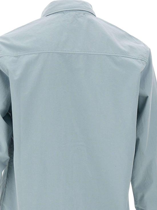 26SS 씨피 컴퍼니 오가닉 개버딘 지퍼 렌즈 오버셔츠 20CMOS705A110143G809 GREY - C.P. COMPANY