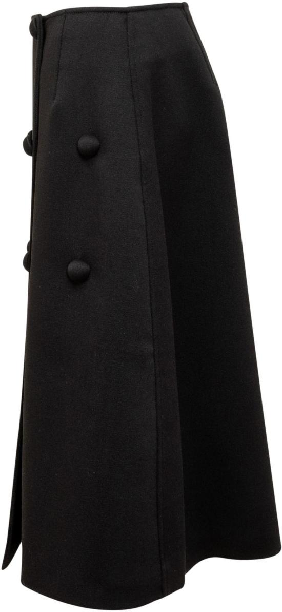  질샌더 미디 스커트 J03MA0198J40200001 BLACK - JIL SANDER