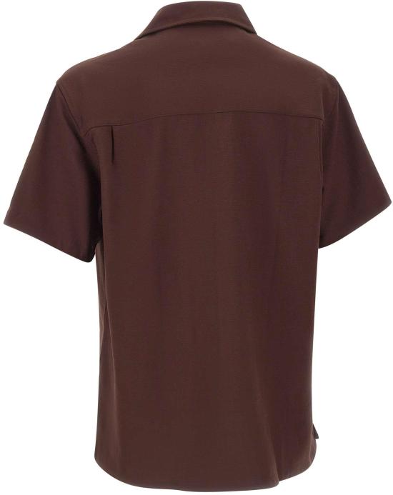 26SS 드롤드무슈 반팔 셔츠 SH254VI029BN BROWN - DROLE DE MONSIEUR