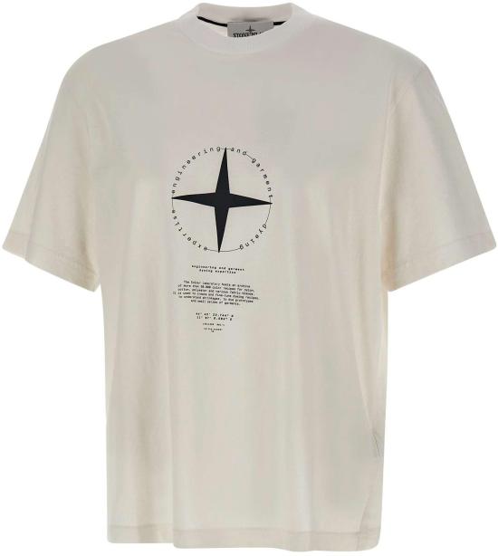 26SS 스톤 아일랜드 반팔 티셔츠 2100001S0363V0001 WHITE