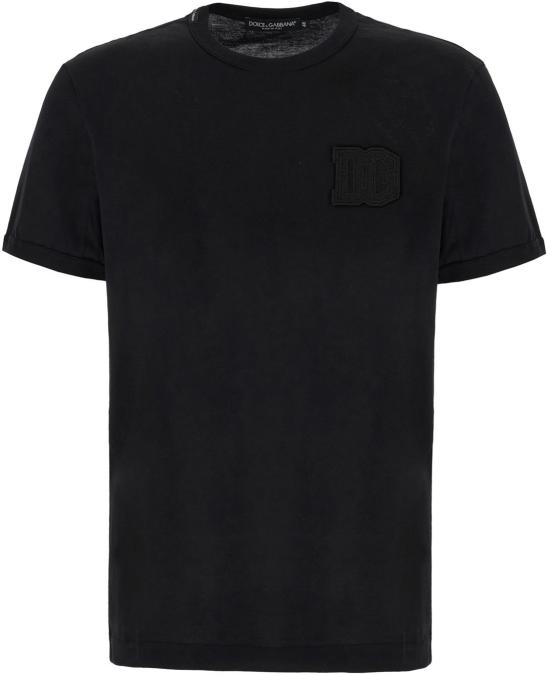 26SS 돌체앤가바나 반팔 티셔츠 G8PV1ZG7P3NN0000 BLACK