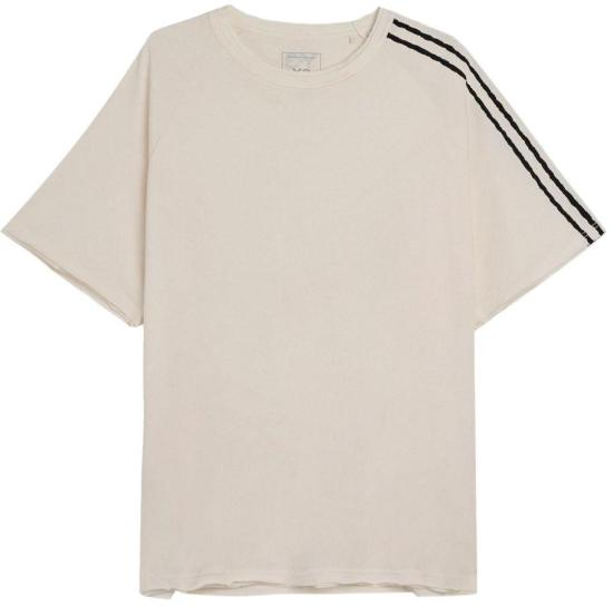26SS 와이쓰리 탑 ADIDASY33BANDESBORDSBRUTSTSHIRTBLANC WHITE