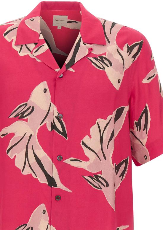 26SS 폴 스미스 반팔 셔츠 M1R905UV0299922 PINK - PAUL SMITH