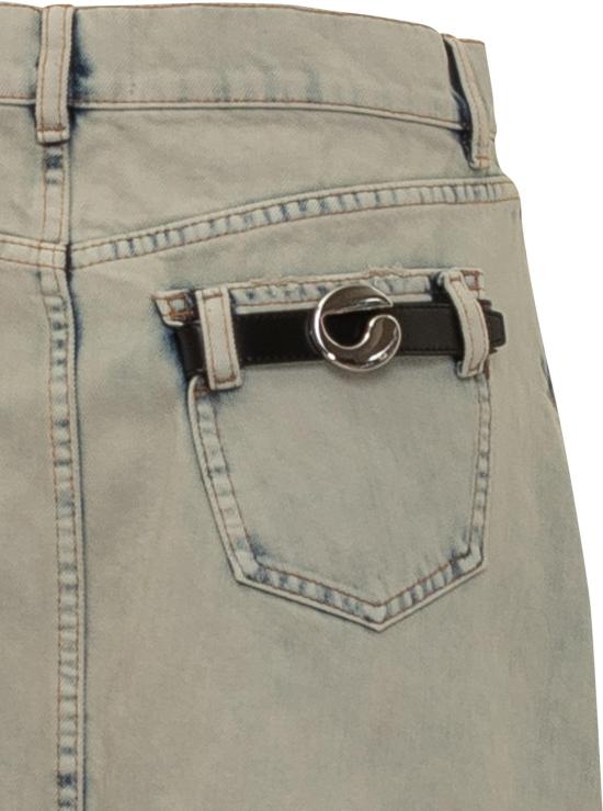 25SS 코페르니 데님 스커트 COPJ89F2035GREYGREIGE TAUPE - COPERNI