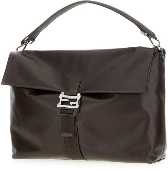 25FW 펜디 플럭스 맥시 메신저 7VA665AV8BF0H3A BROWN - FENDI