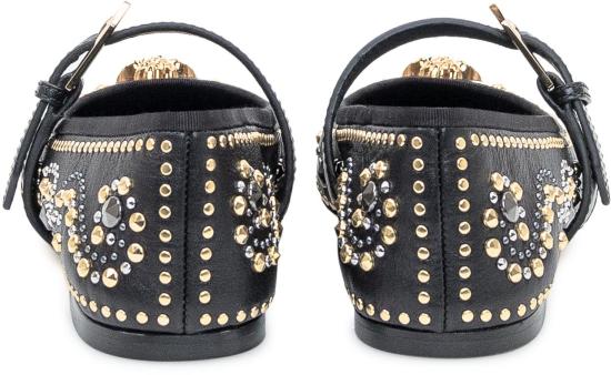 25FW 베르사체 플랫 슈즈 10217101A162221B00O BLACK - VERSACE