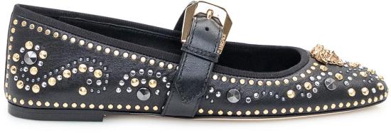 25FW 베르사체 플랫 슈즈 10217101A162221B00O BLACK