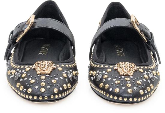 25FW 베르사체 플랫 슈즈 10217101A162221B00O BLACK - VERSACE