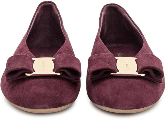 25FW 살바토레 페라가모 플랫 슈즈 01K5770785474002 PURPLE - SALVATORE FERRAGAMO