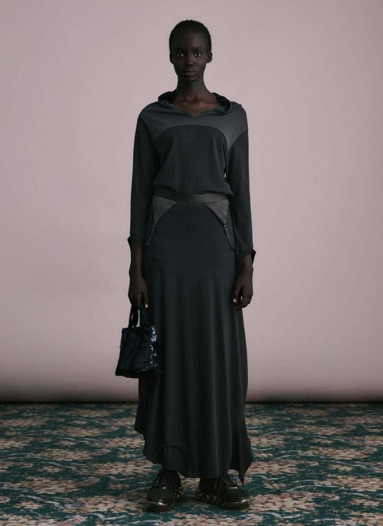  언더커버 롱 스커트 티셔츠 디컨스트럭티드 - UNDERCOVER