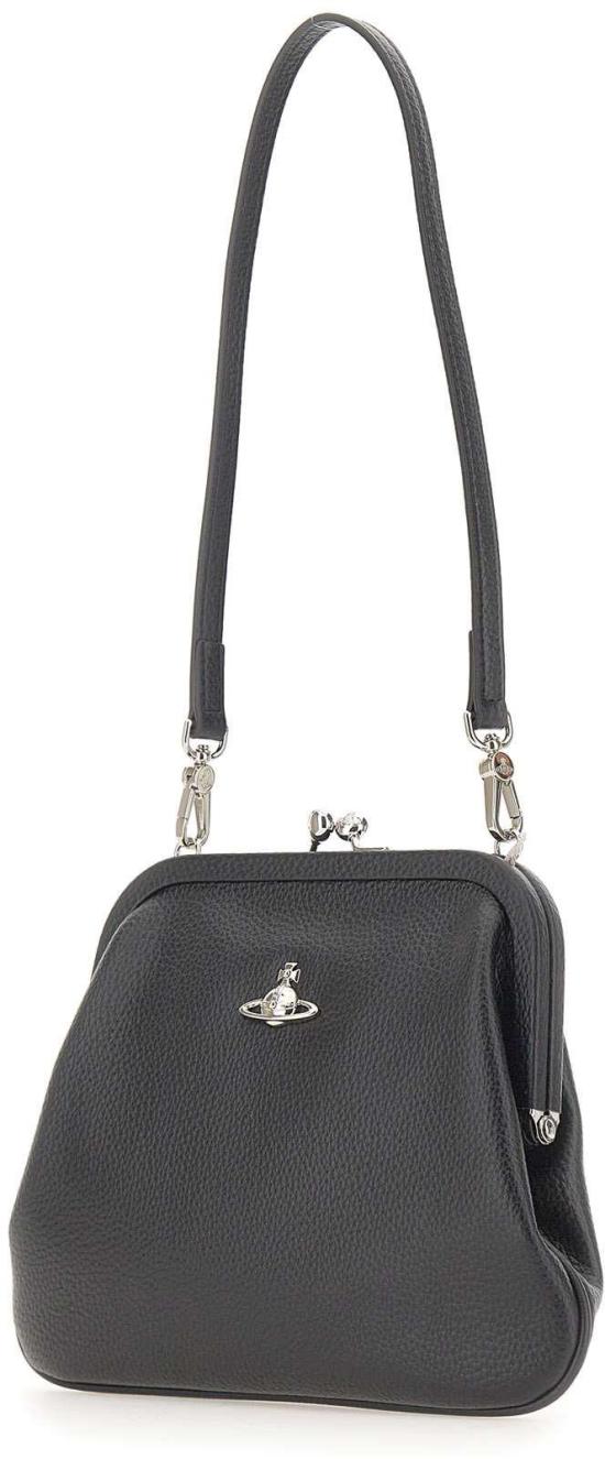 26SS 비비안웨스트우드 클라스프 클로저 비비안 숄더백 4B01001BWS000DN403 BLACK - VIVIENNE WESTWOOD