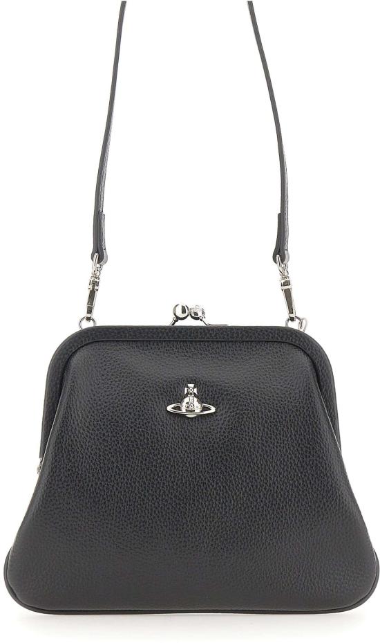 26SS 비비안웨스트우드 클라스프 클로저 비비안 숄더백 4B01001BWS000DN403 BLACK - VIVIENNE WESTWOOD