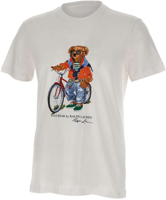 26SS 랄프 로렌 반팔 티셔츠 710B16612002 WHITE