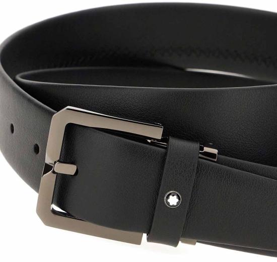 25SS 몽블랑 가죽 벨트 199648BLACK - MONTBLANC