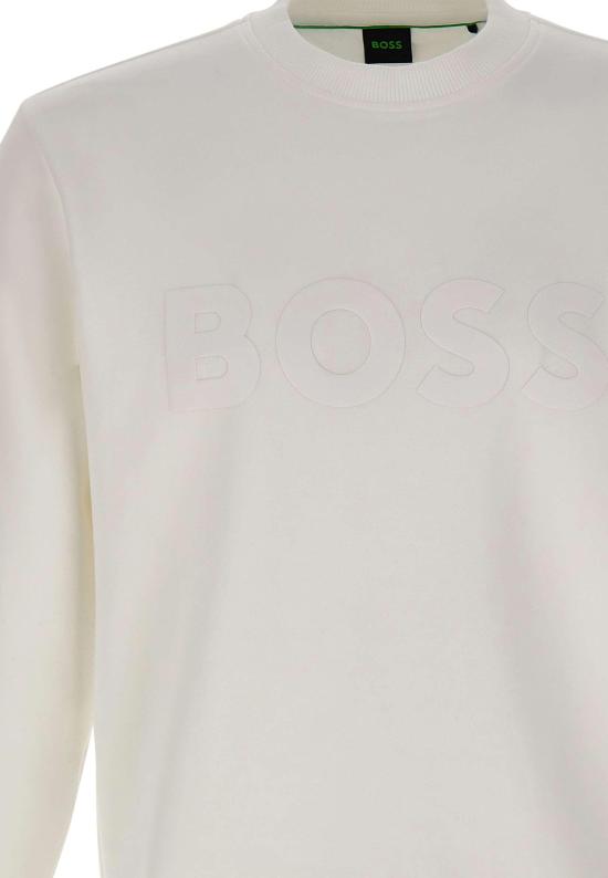 26SS 보스 스웨터 50555516100 WHITE - BOSS