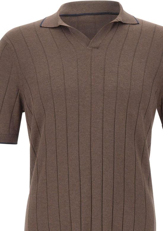 26SS 그랑싸쏘 폴로 티셔츠 4318123510184 BROWN - GRAN SASSO