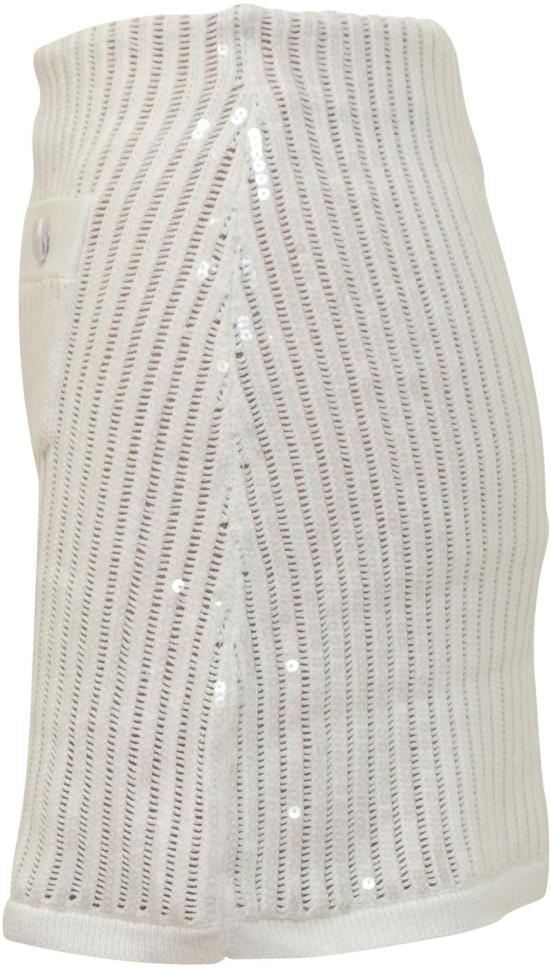 25SS 셀프 포트레이트 숏 스커트 SS25126SKWWHITE - SELF PORTRAIT