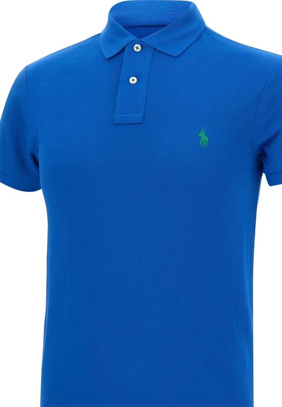 25SS 랄프 로렌 폴로 티셔츠 710536856455 BLUE - RALPH LAUREN