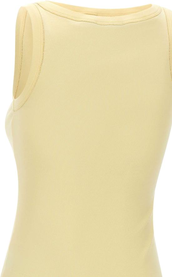 26SS 파비아나 필리피 민소매 티셔츠 JED266F602L896783 YELLOW - FABIANA FILIPPI