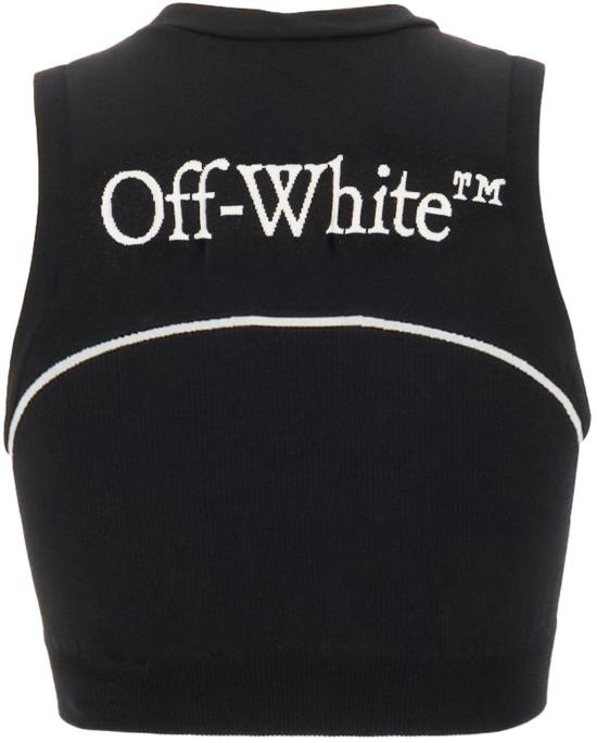 26SS 오프화이트 트레이닝 티셔츠 OWVO05MC99KNI0011001 BLACK - OFF WHITE