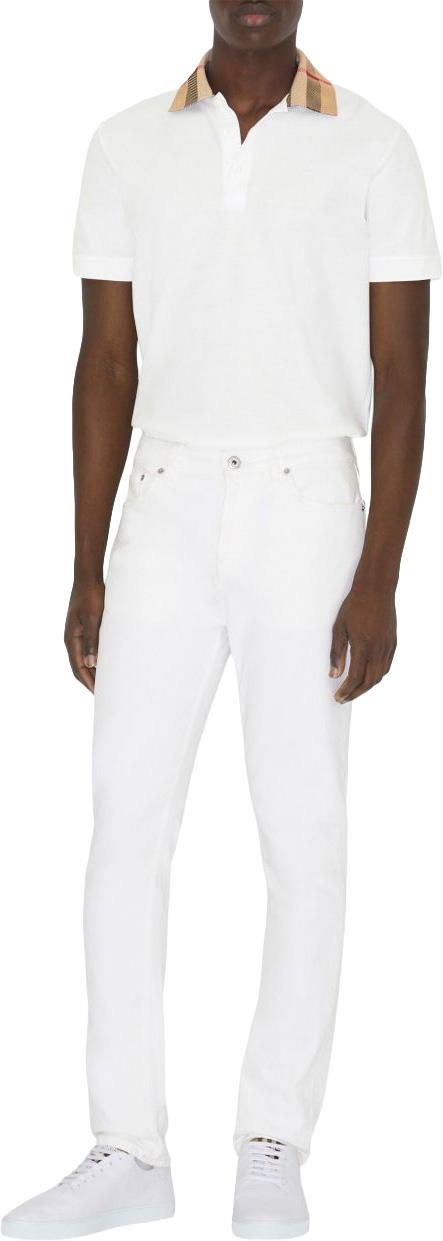 26SS 버버리 코튼 폴로 셔츠 8071621A1464 WHITE - BURBERRY