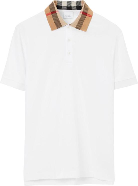 25FW 버버리 폴로 티셔츠 50647101407518 WHITE