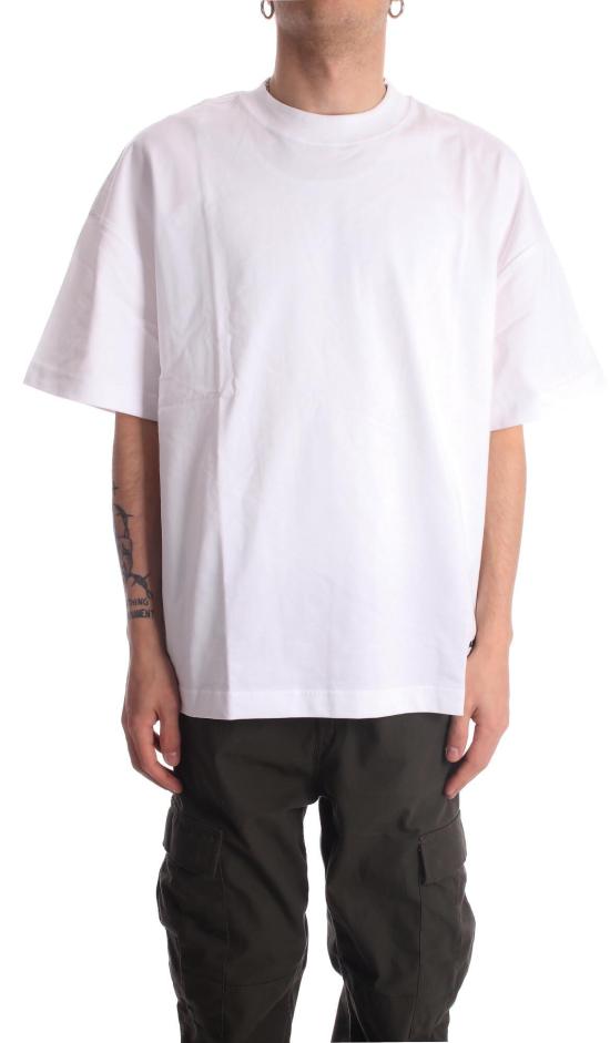 26SS 칼하트 숏슬리브 링크 스크립트 티셔츠 I03137300AXX WHITE