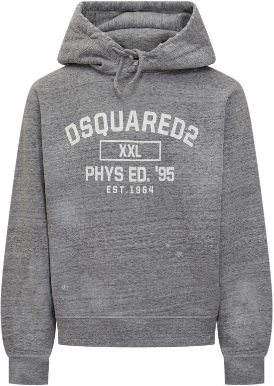 25FW 디스퀘어드2 후드 티셔츠 S74GU0894S25477860M GREY