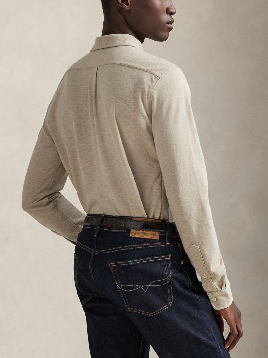 26SS 랄프 로렌 긴팔 셔츠 710654408 062 Beige - RALPH LAUREN