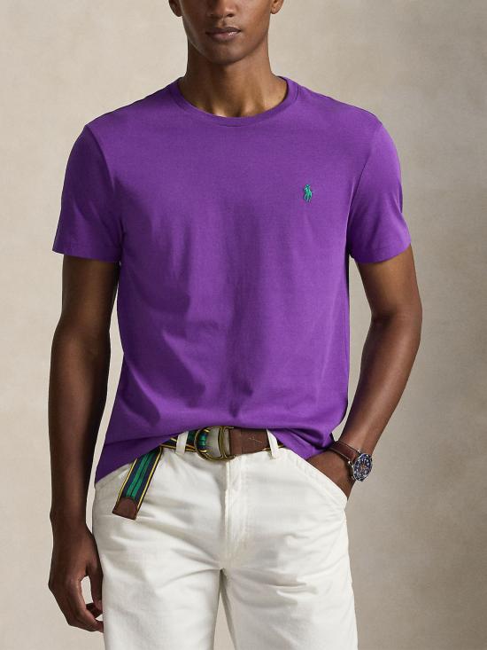 26SS 랄프 로렌 반팔 티셔츠 710671438 509 Viola - RALPH LAUREN