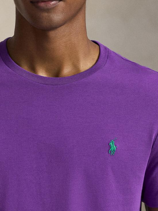 26SS 랄프 로렌 반팔 티셔츠 710671438 509 Viola - RALPH LAUREN