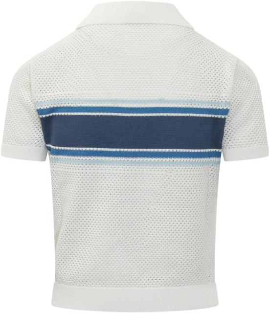 26SS 카사블랑카 폴로 티셔츠 WSS26KW126201 WHITE - CASABLANCA