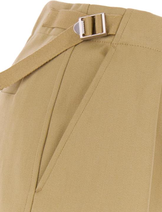  버버리 플리츠 코튼 트라우저 8077505B7311 BROWN - BURBERRY