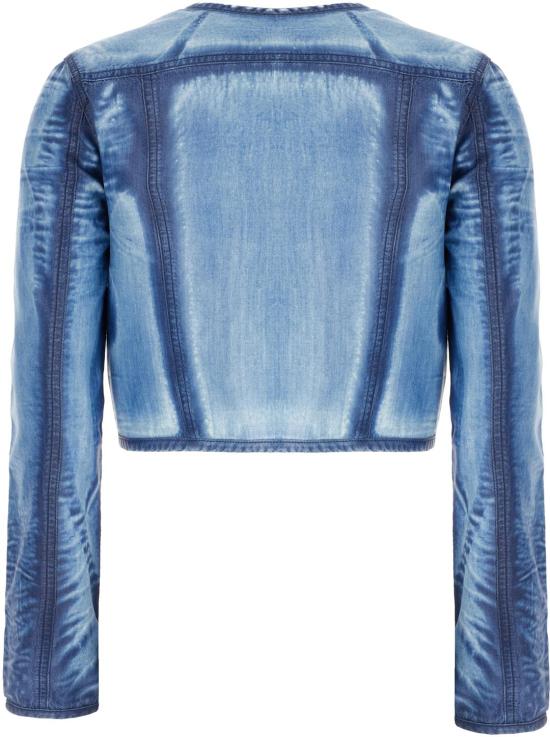 26SS 디젤 De-Syphra 엑스레이 라이오셀 데님 크롭 재킷 A22337068XC01 DIVERS - DIESEL