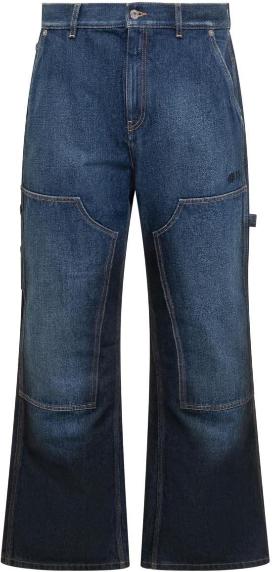 25FW 오프화이트 데님 팬츠 OMYA191F25DEN0024401 BLUE