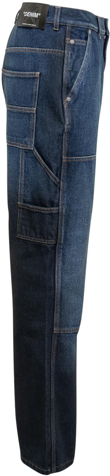 25FW 오프화이트 데님 팬츠 OMYA191F25DEN0024401 BLUE - OFF WHITE