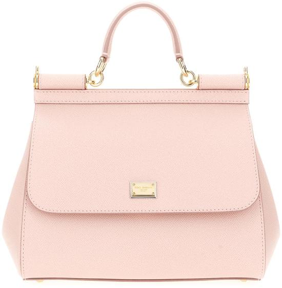 26SS 돌체앤가바나 라지 시실리 핸드백 BB6002B10018H402 PINK