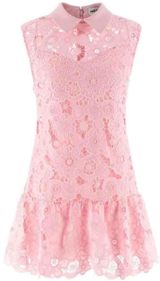 26SS 셀프 포트레이트 숏 원피스 SS26164SAPPINK