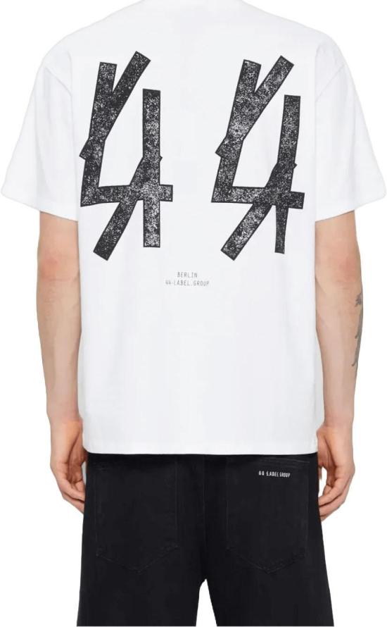 26SS 44레이블 반팔 티셔츠 B0030556FA706P760 WHITE - 44 LABEL