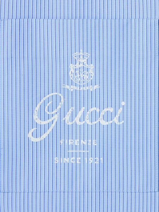 26SS 구찌 반팔 셔츠 794907 ZAJWW4061 Clear Blue - GUCCI